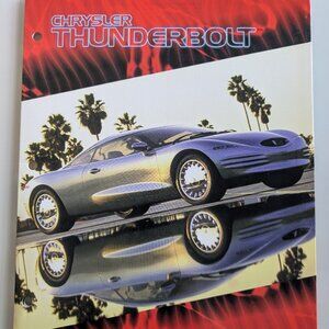 Chrysler Thunderbolt Concept Vehicle Folder 1996